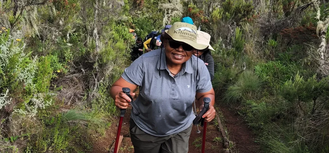 70 year old climbs Kilimanjaro