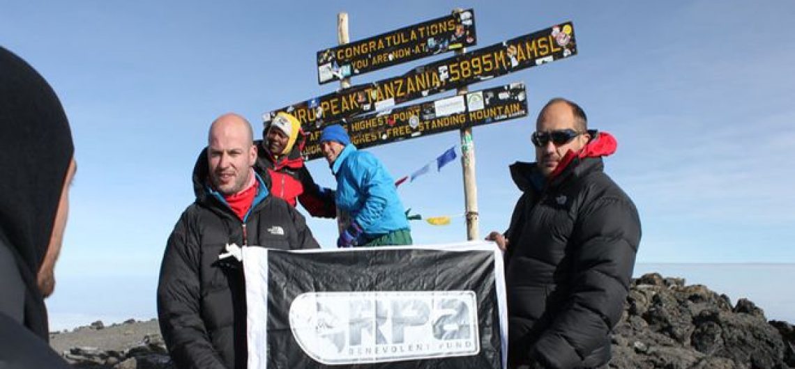 Andy Blyth climbs kilimanjaro