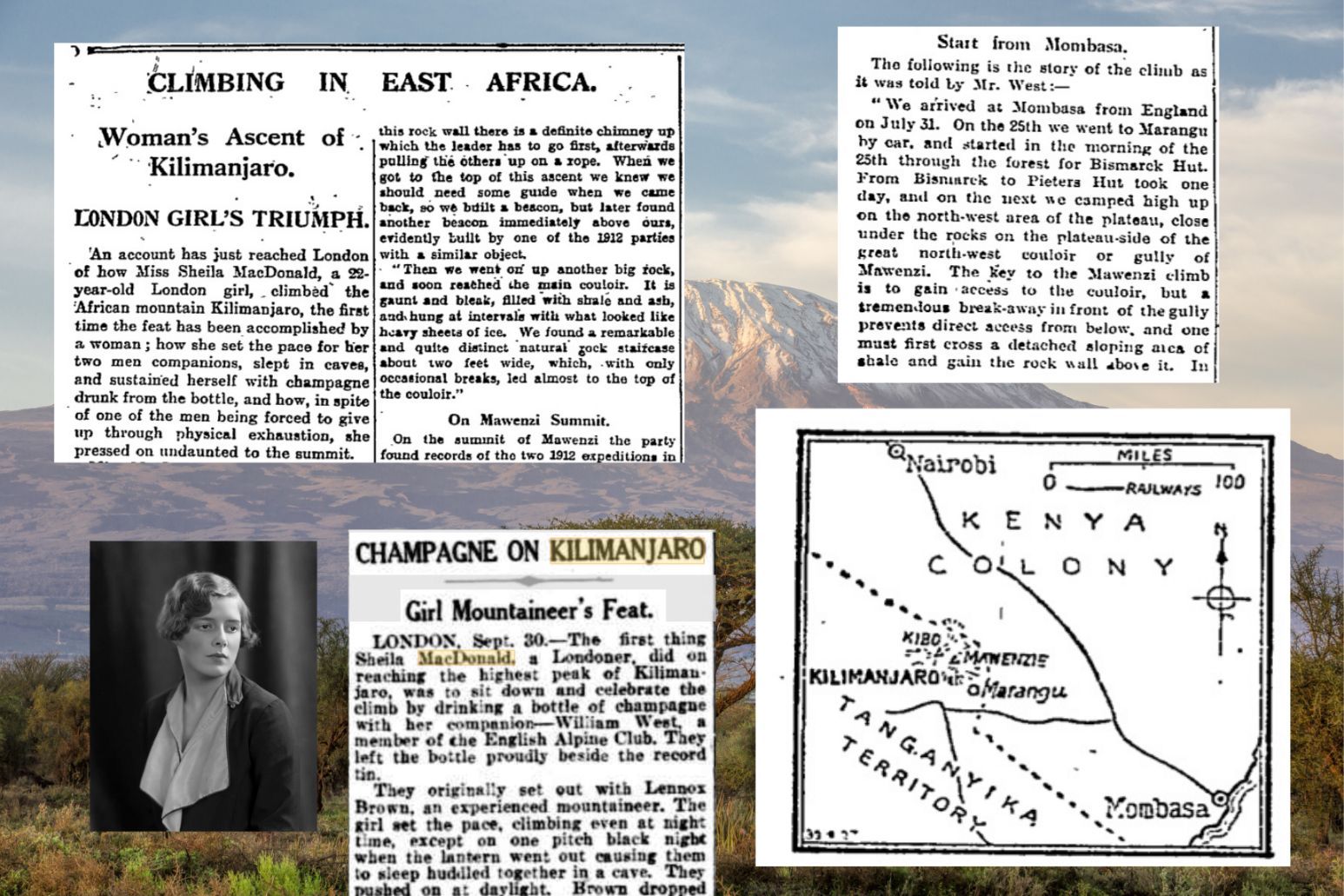 First woman to climb Mount Kilimanjaro