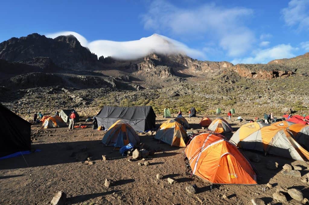 Kilimanjaro camping