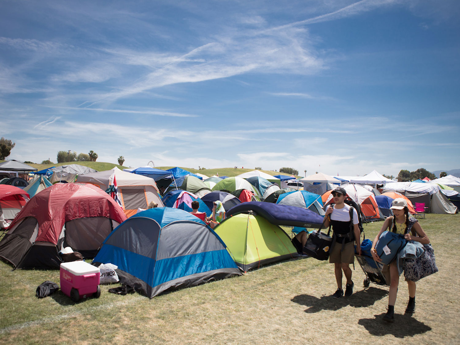 Coachella camping