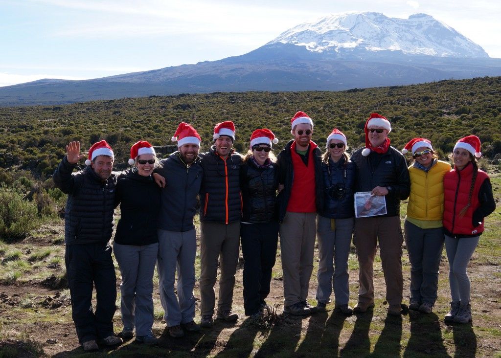 climbing Kilimanjaro during christmas December