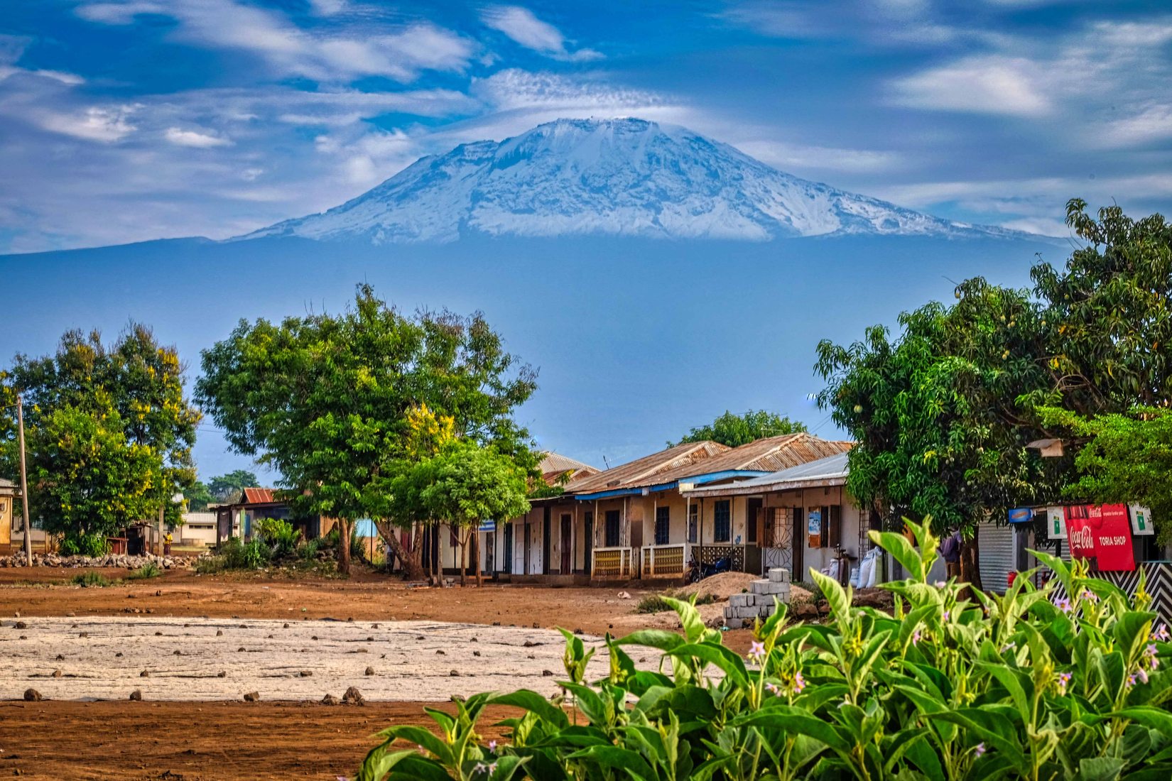 scenic views of Kilimanjaro 