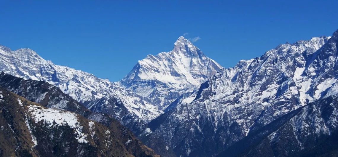 Nanda Devi, the second highest mountain in India