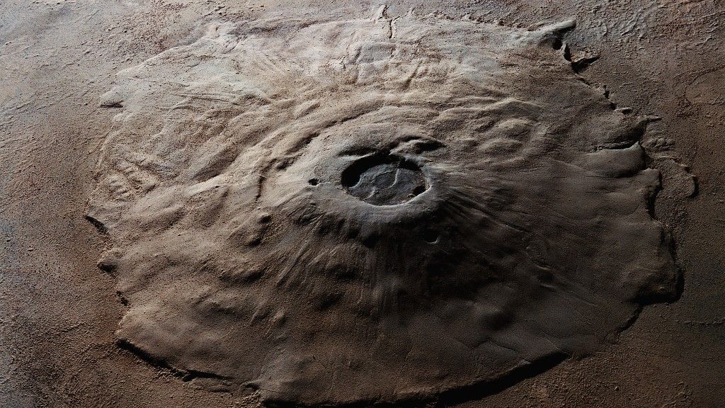 Olympus Mons, the highest mountain in our Solar System
